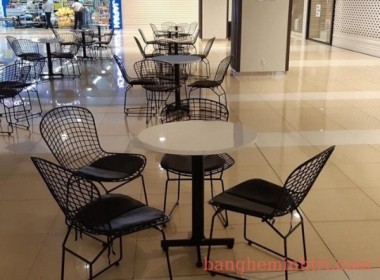 Báo giá bàn ghế cafe ngoài trời bền đẹp của công ty Minh Trí